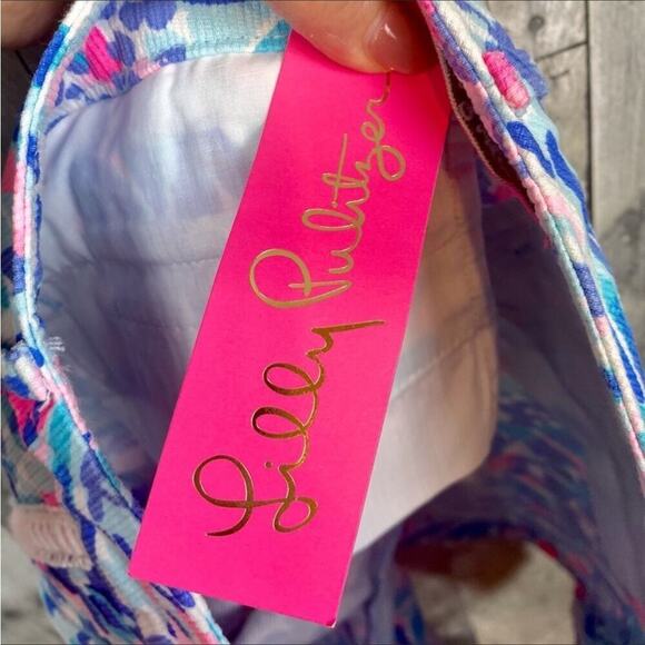 Lilly Pulitzer Callahan Short With Lace In Breakwater Party Wave Size 4 New! - Picture 8 of 13